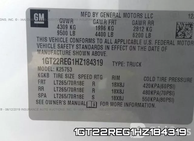 1GT22REG1HZ184319 фото 10