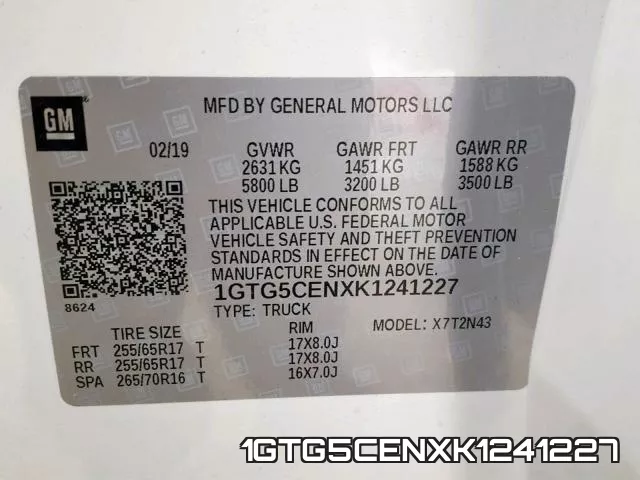 1GTG5CENXK1241227 фото 2