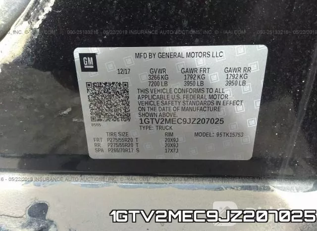 1GTV2MEC9JZ207025 фото 10