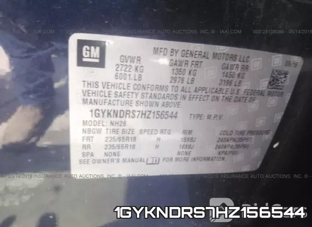 1GYKNDRS7HZ156544 фото 10