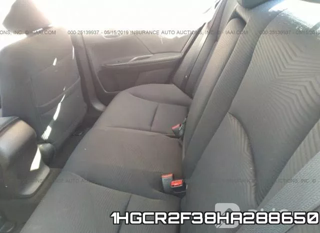 1HGCR2F38HA288650 фото 9