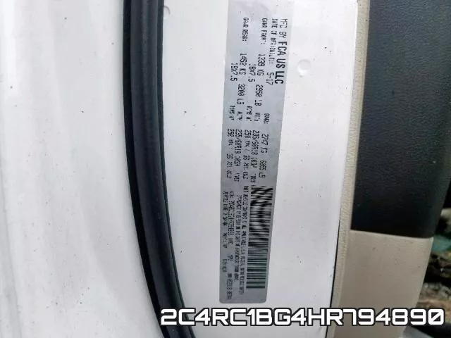2C4RC1BG4HR794890 фото 2