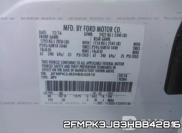 2FMPK3J83HBB42816 фото 10