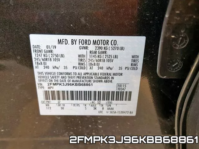 2FMPK3J96KBB68861 фото 2