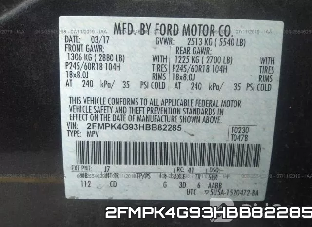 2FMPK4G93HBB82285 фото 10