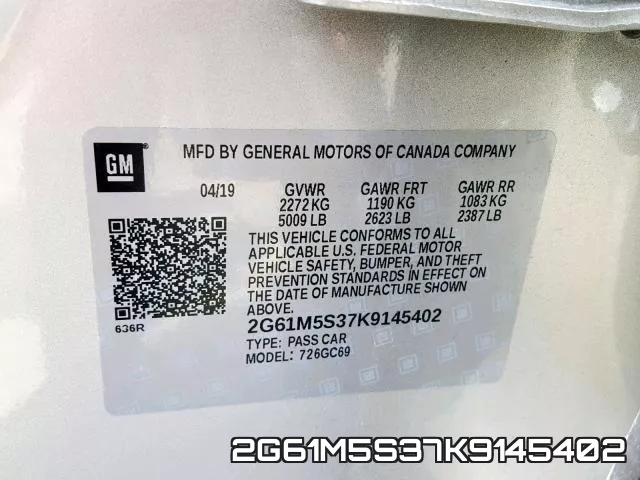 2G61M5S37K9145402 фото 2