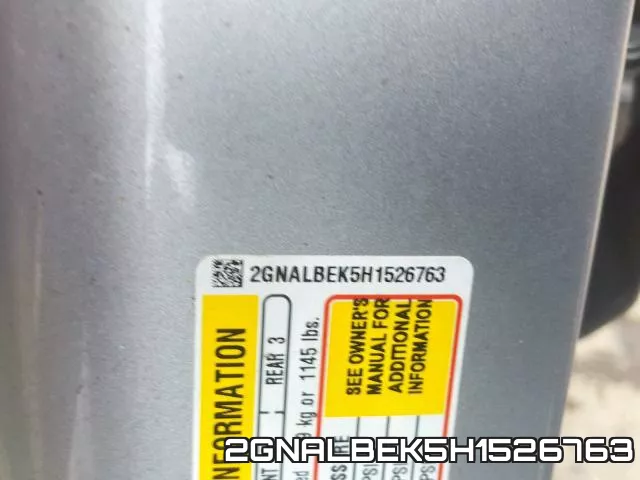 2GNALBEK5H1526763 фото 2