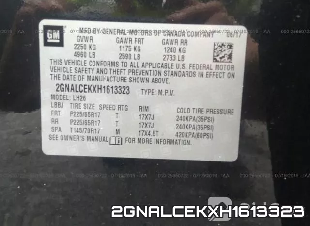 2GNALCEKXH1613323 фото 10