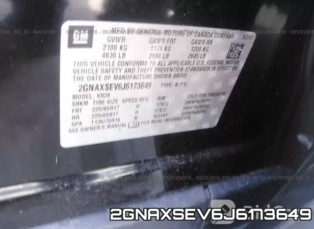 2GNAXSEV6J6173649 фото 10