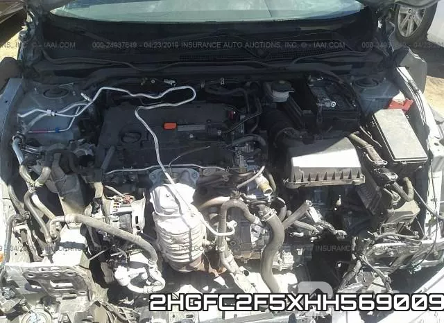 2HGFC2F5XHH569009 фото 2