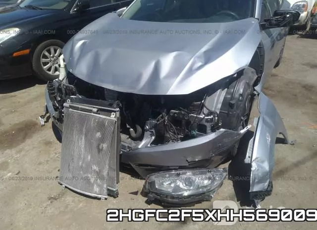 2HGFC2F5XHH569009 фото 7
