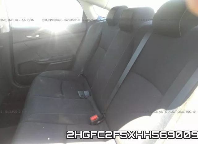 2HGFC2F5XHH569009 фото 9