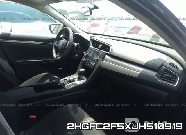 2HGFC2F5XJH510919 фото 6