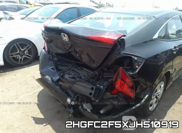 2HGFC2F5XJH510919 фото 7
