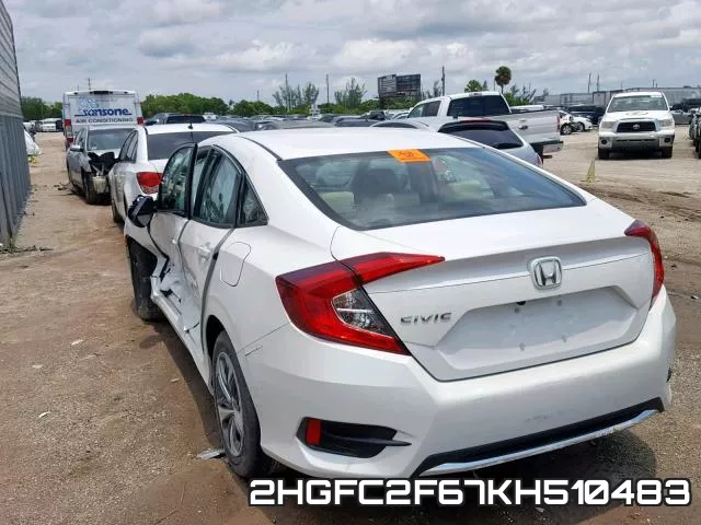 2HGFC2F67KH510483 фото 4