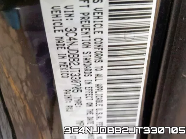 3C4NJDBB2JT330705 фото 2
