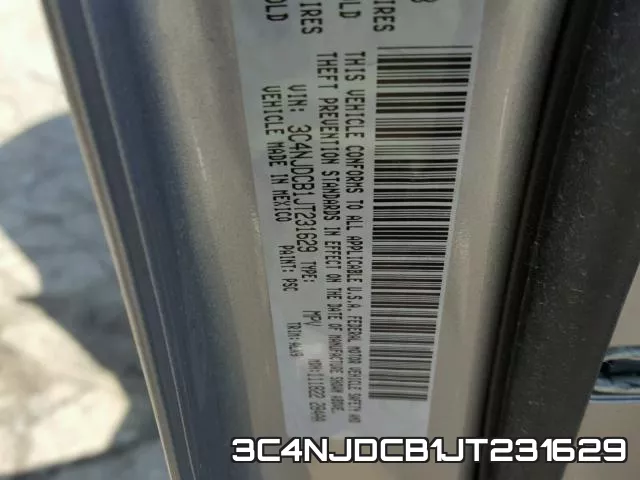 3C4NJDCB1JT231629 фото 2