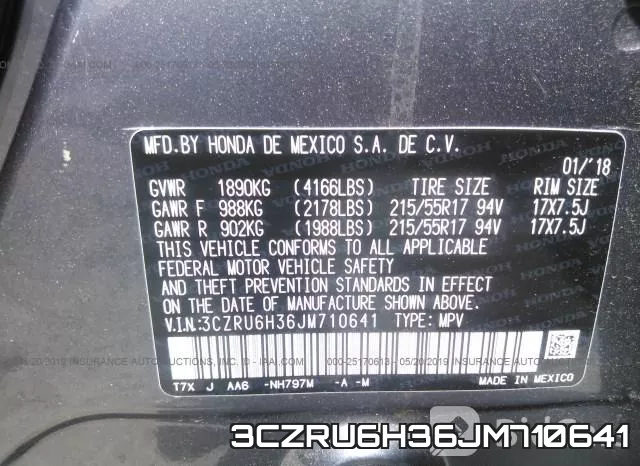 3CZRU6H36JM710641 фото 10