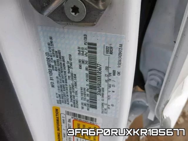 3FA6P0RUXKR185677 фото 2