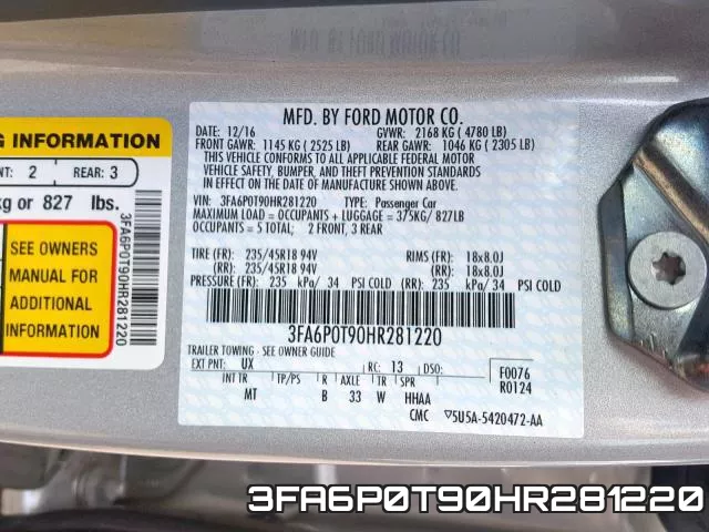 3FA6P0T90HR281220 фото 2