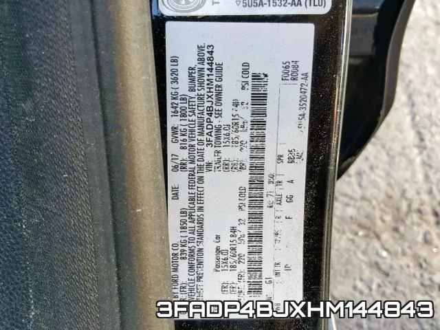 3FADP4BJXHM144843 фото 2