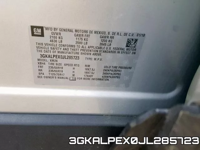 3GKALPEX0JL285723 фото 2