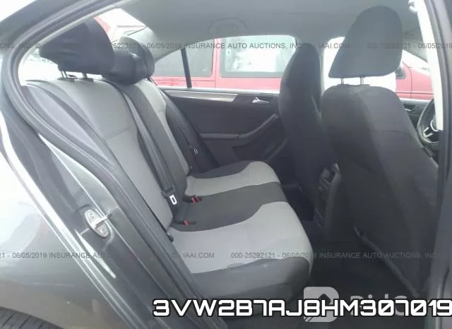 3VW2B7AJ8HM307019 фото 9