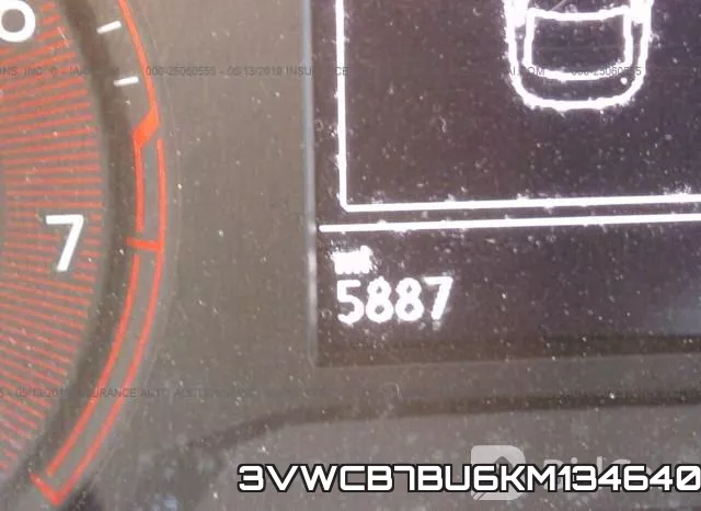 3VWCB7BU6KM134640 фото 8