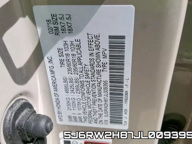 5J6RW2H87JL009395 фото 2