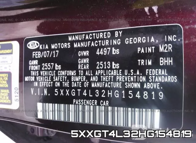 5XXGT4L32HG154819 фото 9