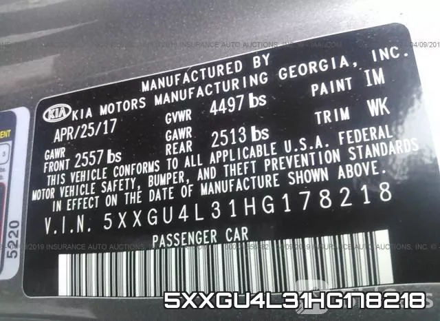 5XXGU4L31HG178218 фото 10