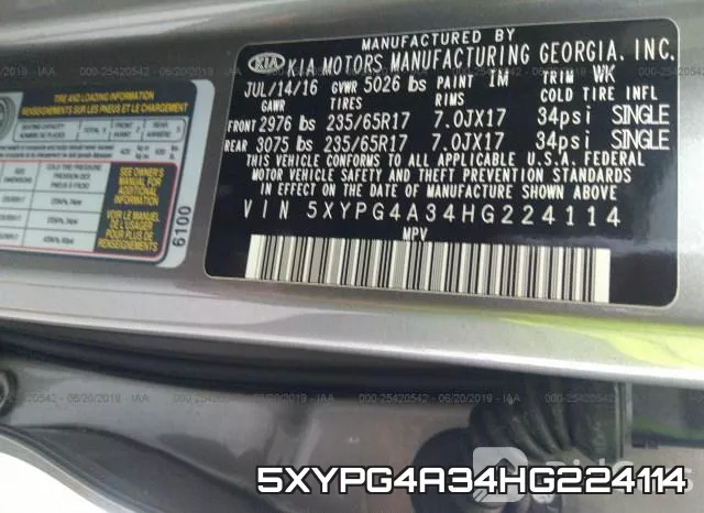5XYPG4A34HG224114 фото 10