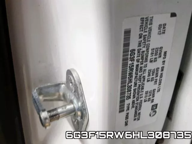 6G3F15RW6HL308735 фото 2