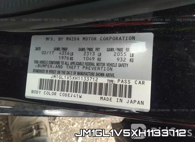 JM1GL1V5XH1133712 фото 10