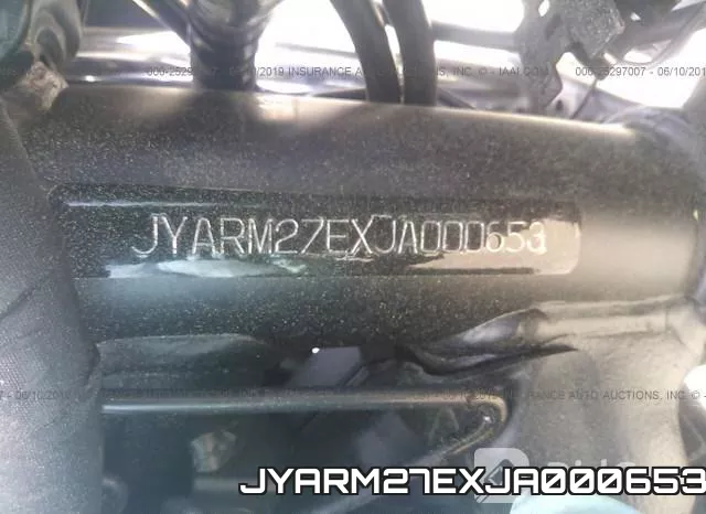 JYARM27EXJA000653 фото 2