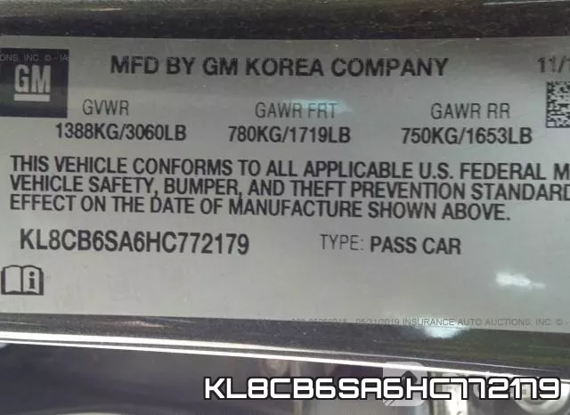 KL8CB6SA6HC772179 фото 10