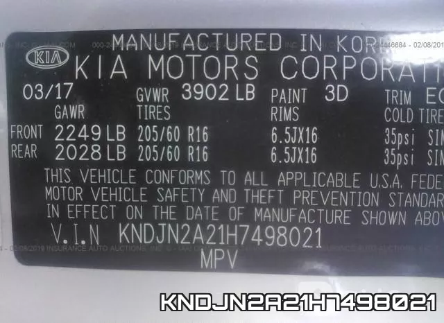 KNDJN2A21H7498021 фото 10