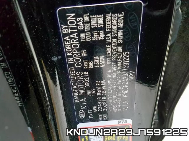 KNDJN2A23J7591225 фото 2