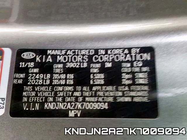 KNDJN2A27K7009094 фото 2