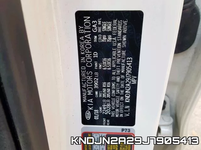 KNDJN2A29J7905413 фото 2
