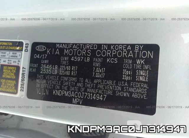 KNDPM3AC0J7314947 фото 10