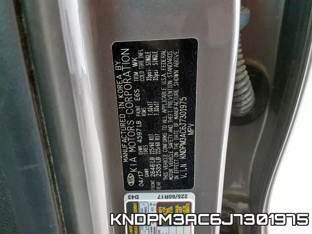 KNDPM3AC6J7301975 фото 2