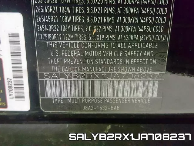 SALYB2RX1JA708237 фото 2