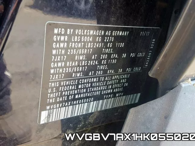 WVGBV7AX1HK055020 фото 2