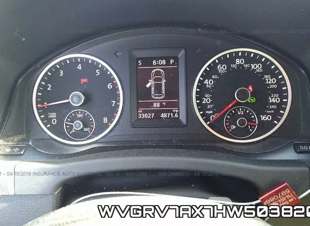 WVGRV7AX7HW503820 фото 8