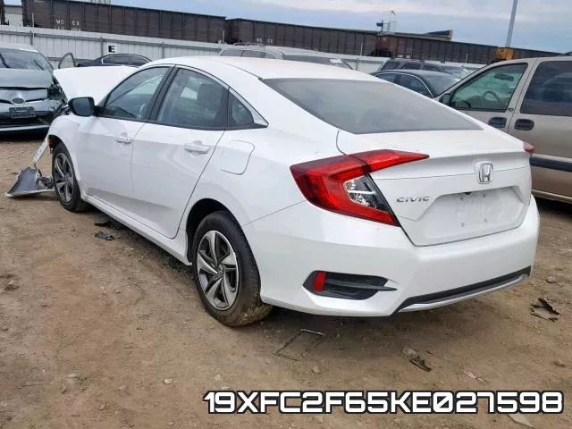19XFC2F65KE027598 фото 4