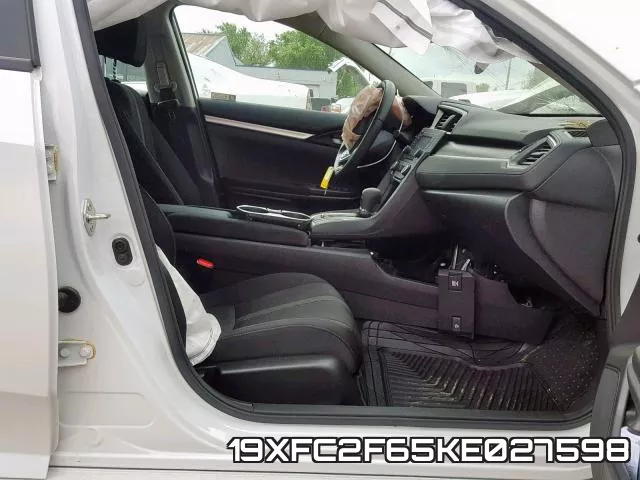 19XFC2F65KE027598 фото 6