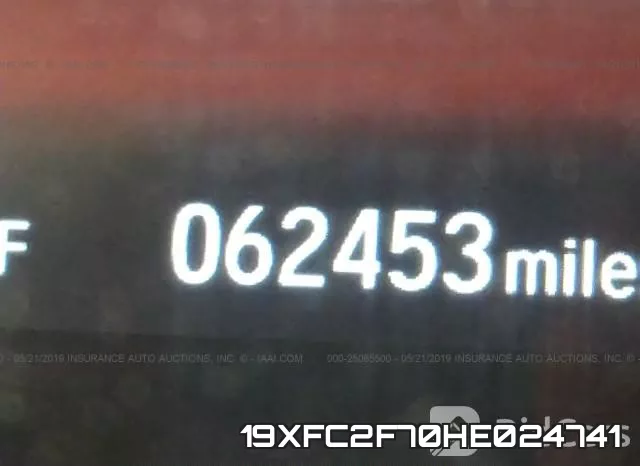 19XFC2F70HE024741 фото 8