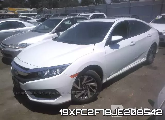 19XFC2F78JE208542 фото 3