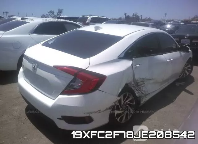 19XFC2F78JE208542 фото 5